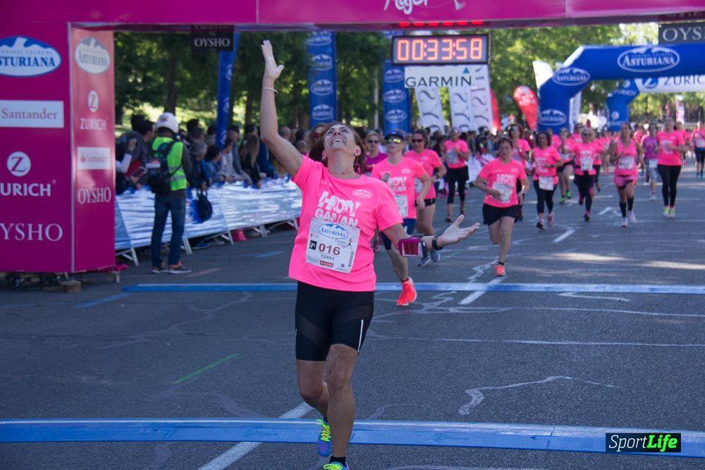 Carrera de la Mujer Madrid: arco derecho, del minuto 21 al 43