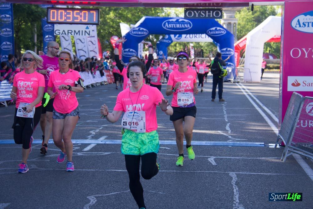 Carrera de la Mujer Madrid: arco derecho, del minuto 21 al 43