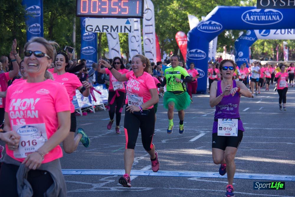Carrera de la Mujer Madrid: arco derecho, del minuto 21 al 43