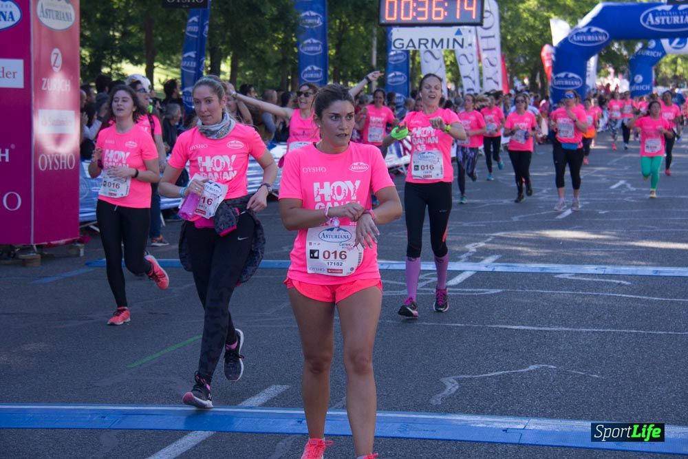 Carrera de la Mujer Madrid: arco derecho, del minuto 21 al 43