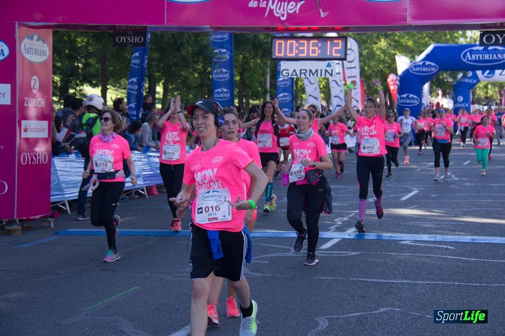Carrera de la Mujer Madrid: arco derecho, del minuto 21 al 43