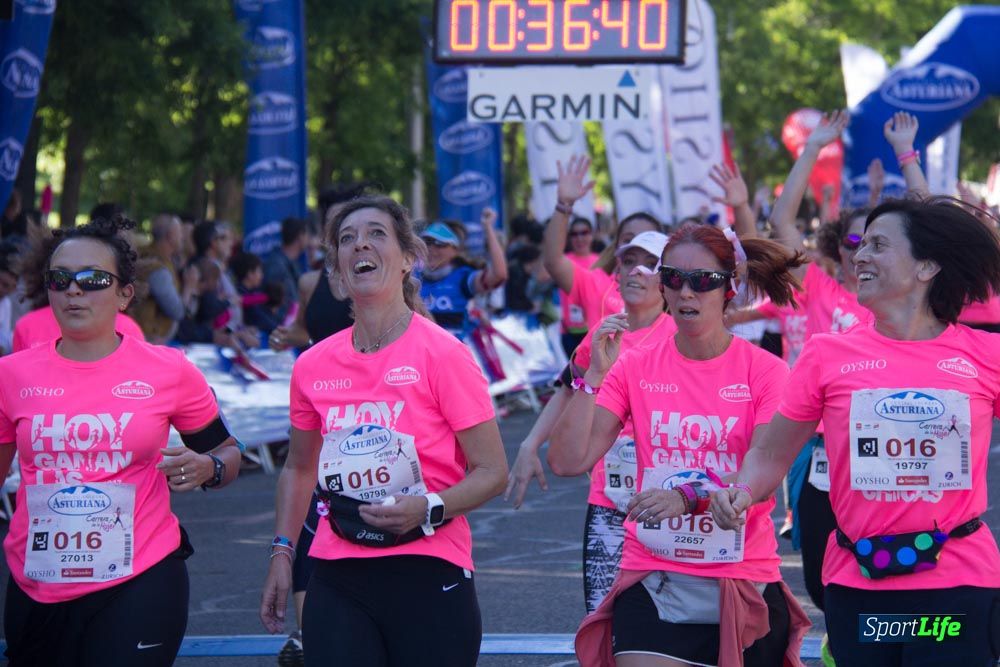Carrera de la Mujer Madrid: arco derecho, del minuto 21 al 43