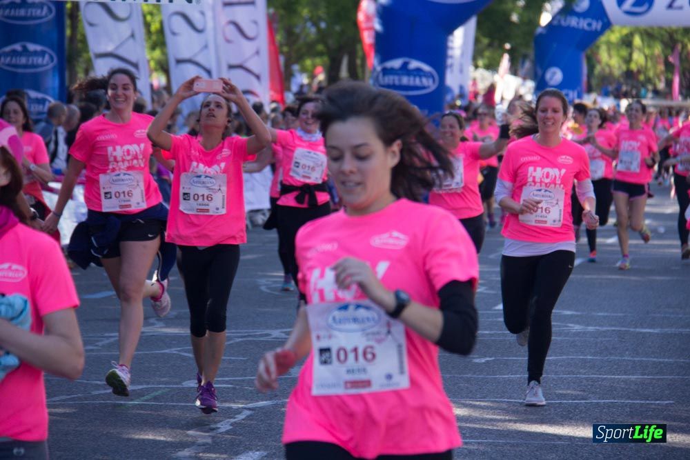 Carrera de la Mujer Madrid: arco derecho, del minuto 21 al 43