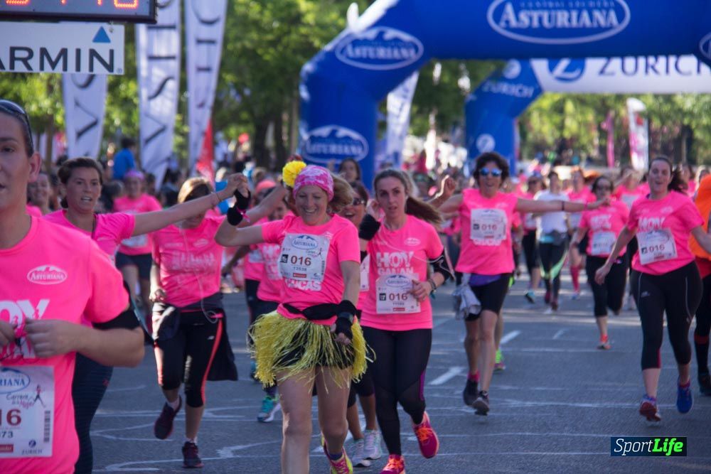 Carrera de la Mujer Madrid: arco derecho, del minuto 21 al 43