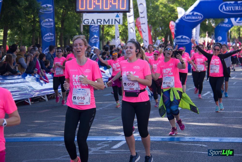 Carrera de la Mujer Madrid: arco derecho, del minuto 21 al 43