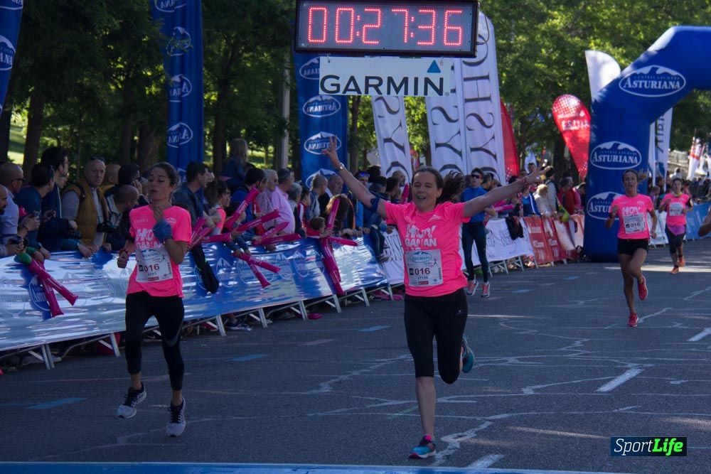 Carrera de la Mujer Madrid: arco derecho, del minuto 21 al 43