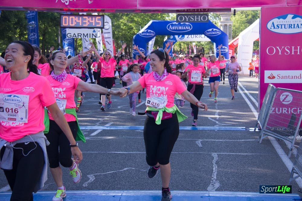 Carrera de la Mujer Madrid: arco derecho, del minuto 43 al 51