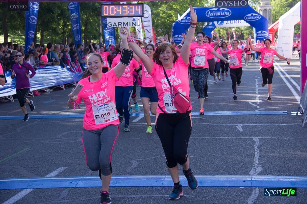 Carrera de la Mujer Madrid: arco derecho, del minuto 43 al 51
