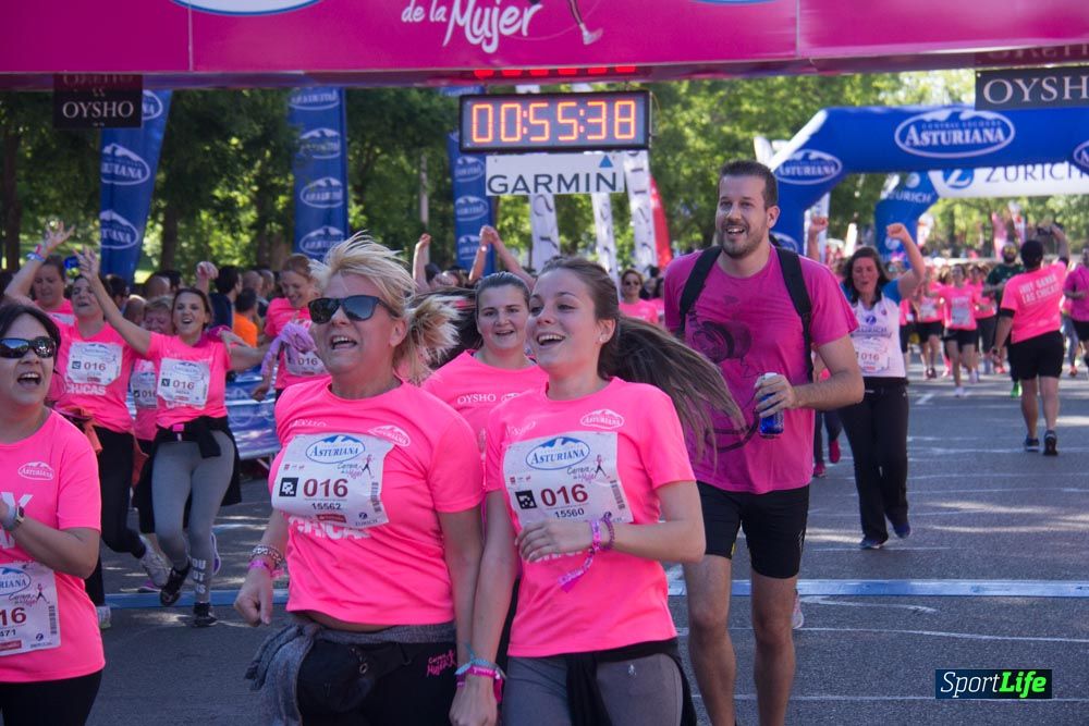 Carrera de la Mujer Madrid: arco derecho, del minuto 43 al 51