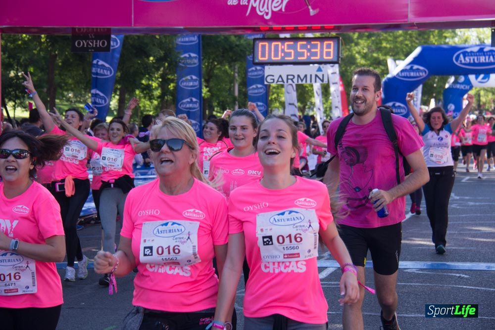 Carrera de la Mujer Madrid: arco derecho, del minuto 43 al 51