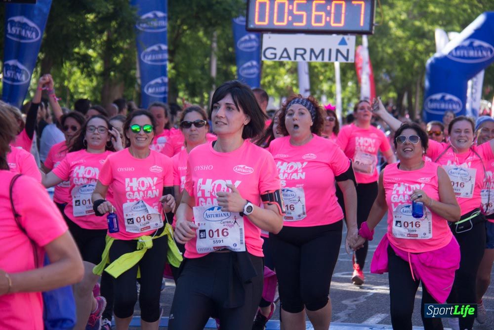 Carrera de la Mujer Madrid: arco derecho, del minuto 43 al 51