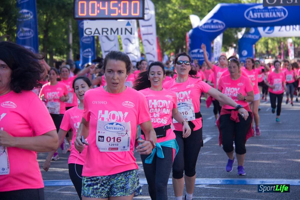Carrera de la Mujer Madrid: arco derecho, del minuto 43 al 51