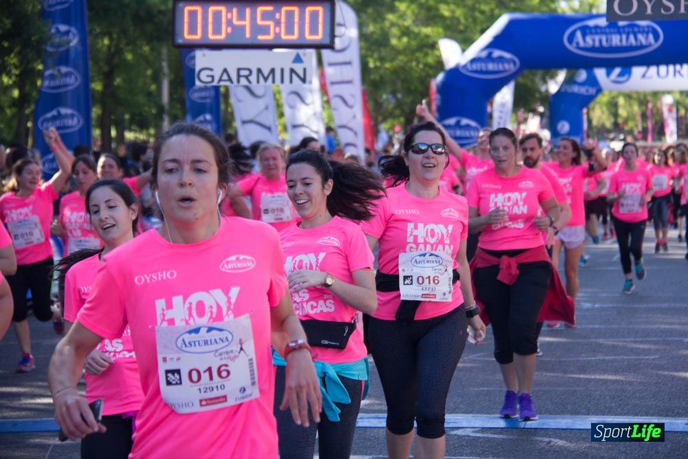 Carrera de la Mujer Madrid: arco derecho, del minuto 43 al 51