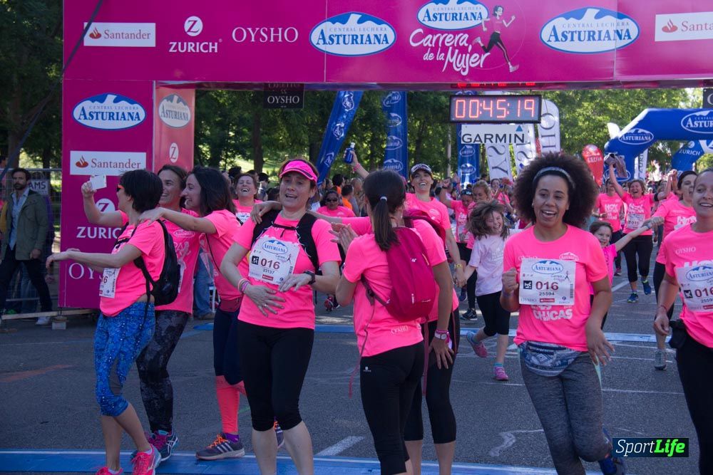 Carrera de la Mujer Madrid: arco derecho, del minuto 43 al 51