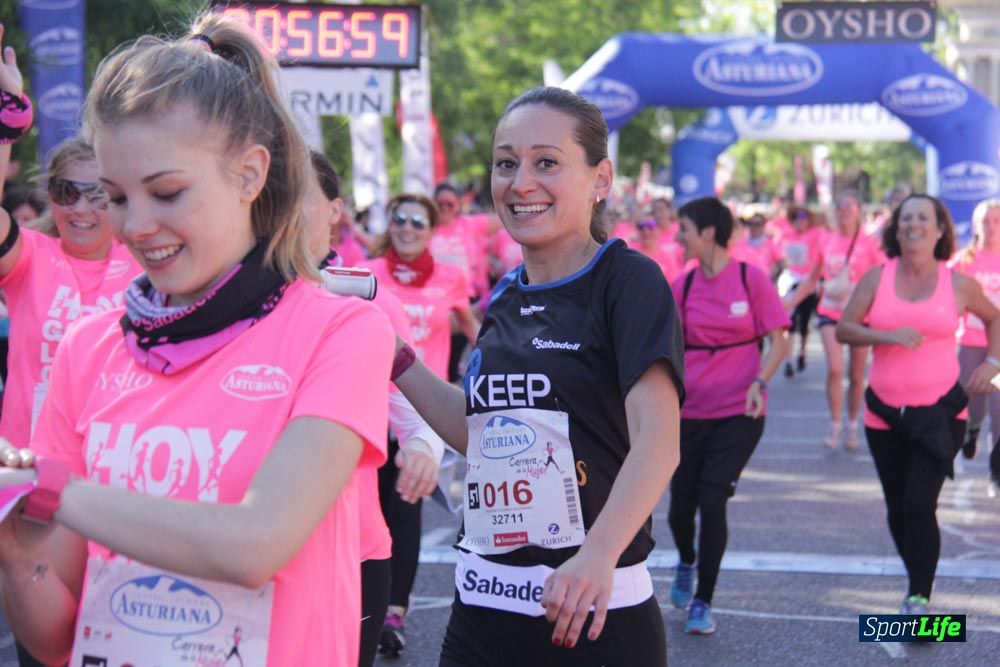 Carrera de la Mujer Madrid: arco derecho, del minuto 43 al 51