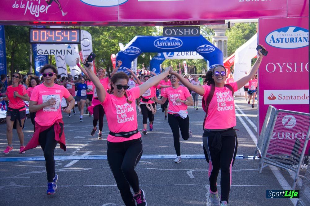 Carrera de la Mujer Madrid: arco derecho, del minuto 43 al 51