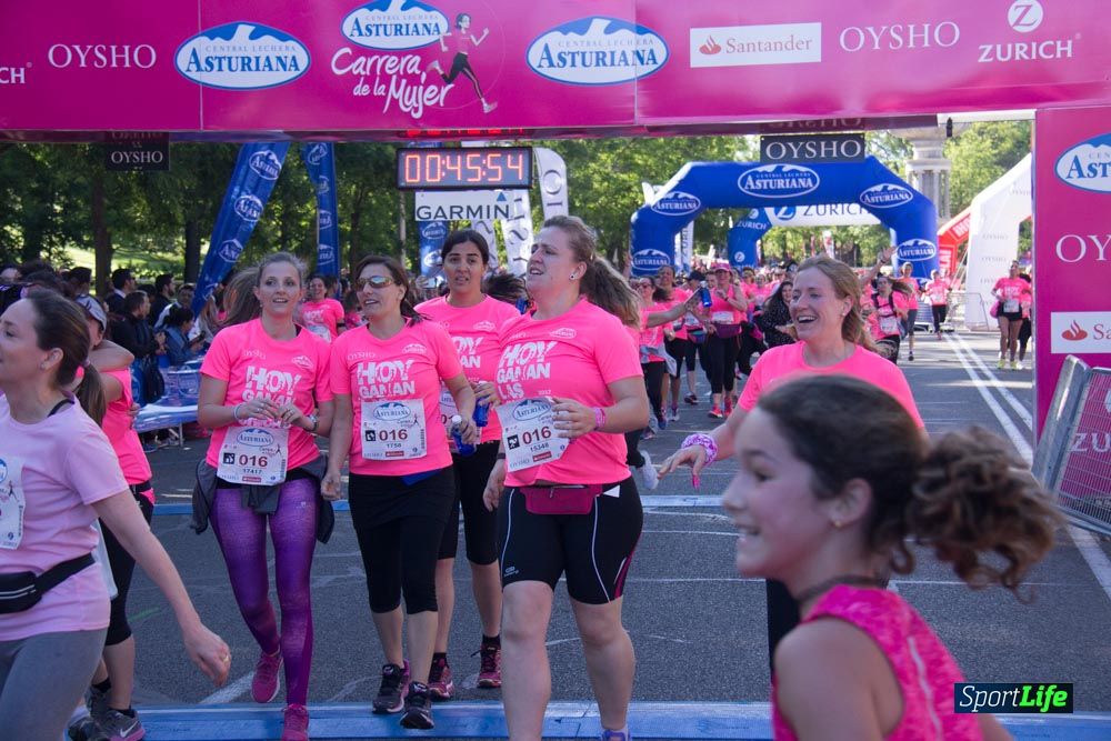 Carrera de la Mujer Madrid: arco derecho, del minuto 43 al 51