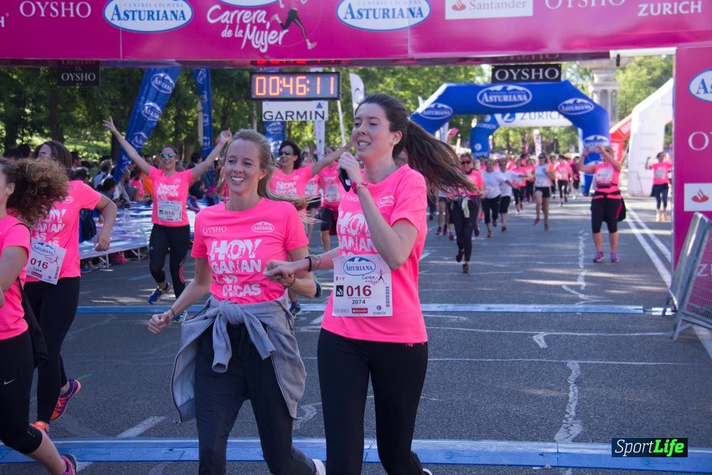 Carrera de la Mujer Madrid: arco derecho, del minuto 43 al 51