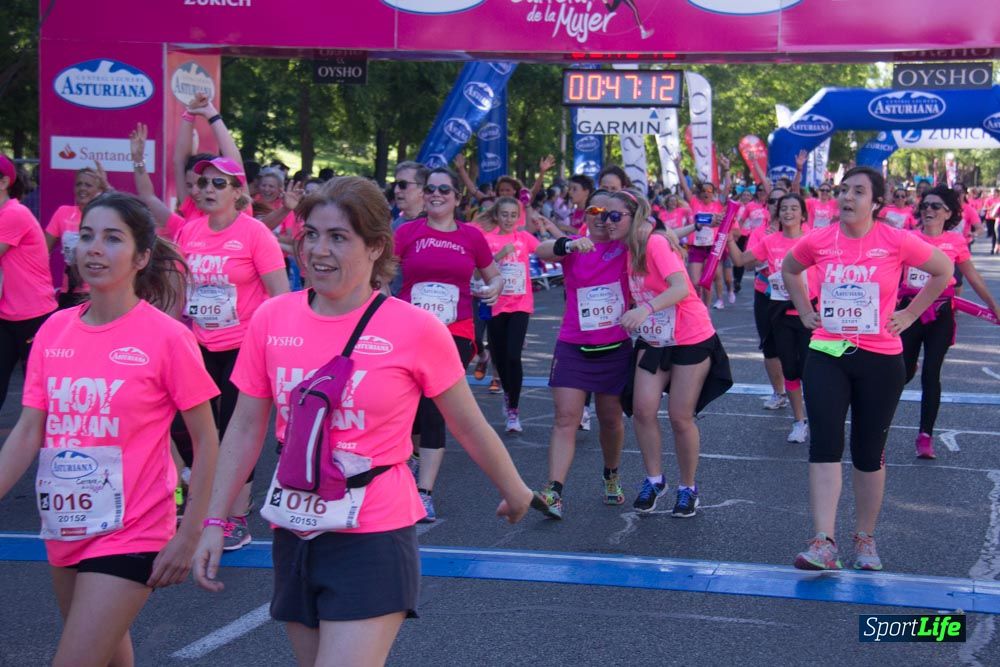 Carrera de la Mujer Madrid: arco derecho, del minuto 43 al 51