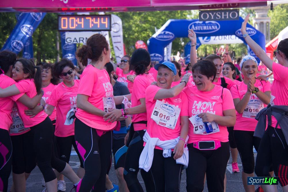 Carrera de la Mujer Madrid: arco derecho, del minuto 43 al 51
