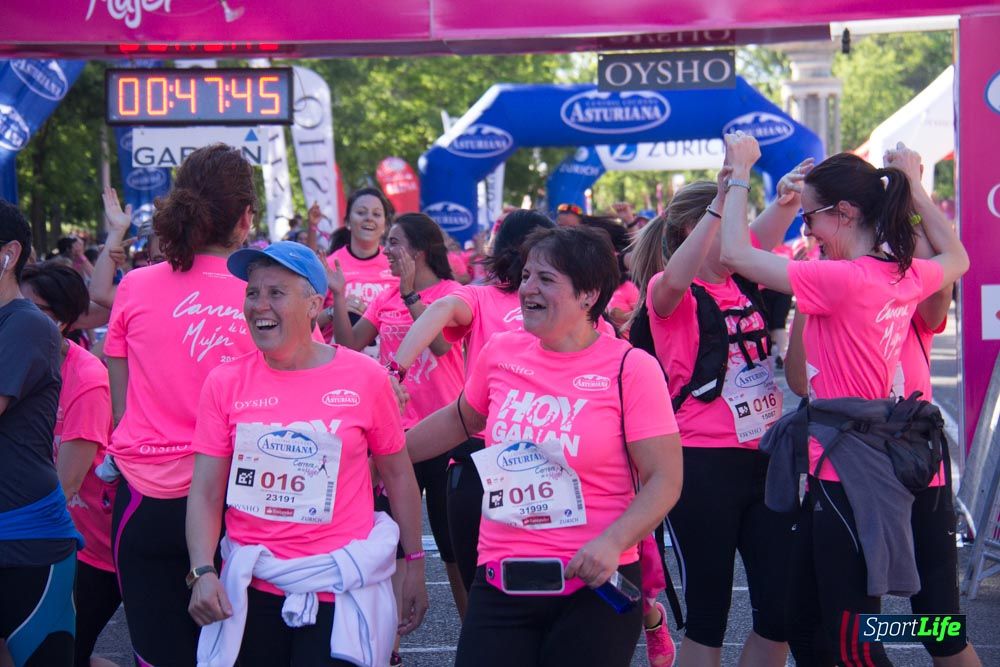 Carrera de la Mujer Madrid: arco derecho, del minuto 43 al 51