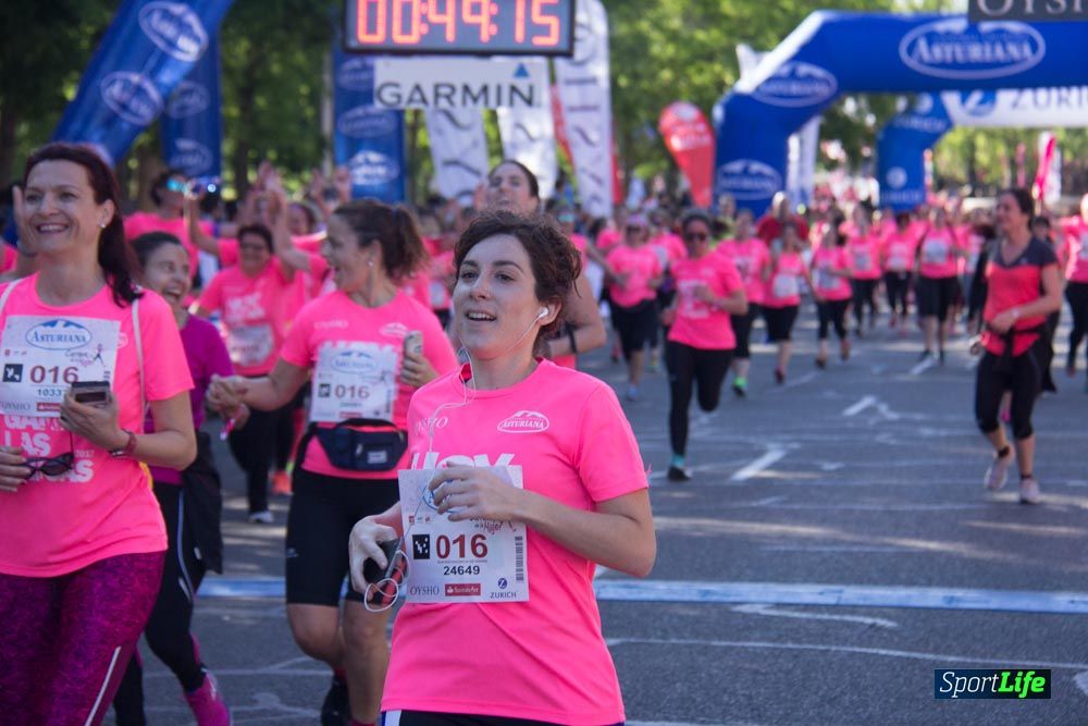 Carrera de la Mujer Madrid: arco derecho, del minuto 43 al 51
