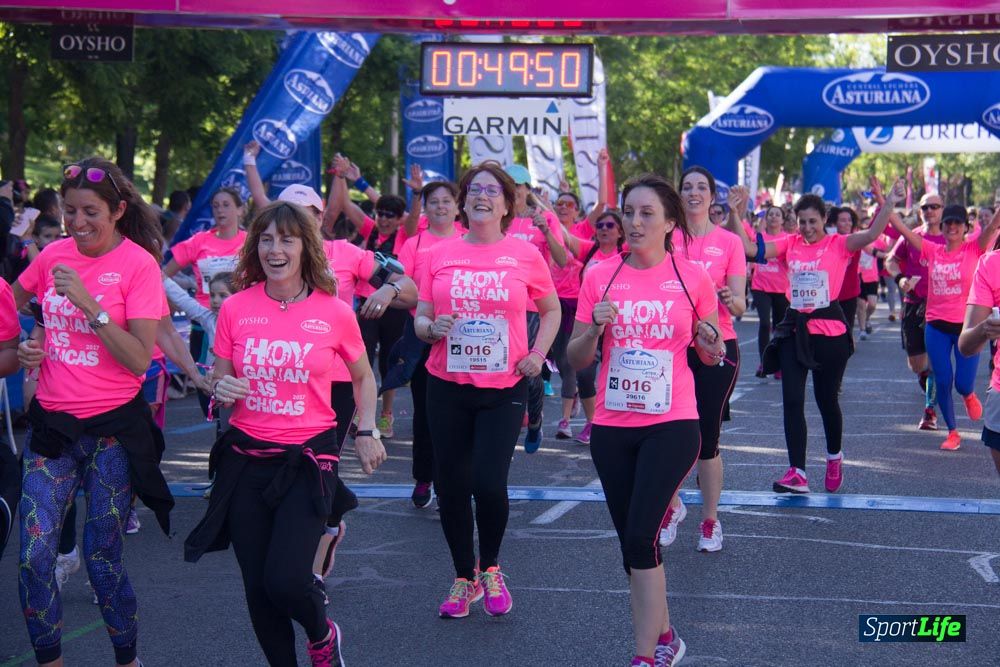 Carrera de la Mujer Madrid: arco derecho, del minuto 43 al 51