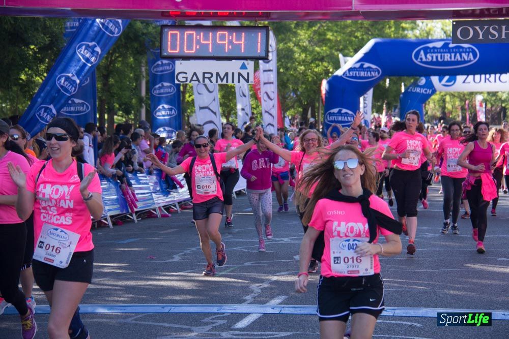 Carrera de la Mujer Madrid: arco derecho, del minuto 43 al 51