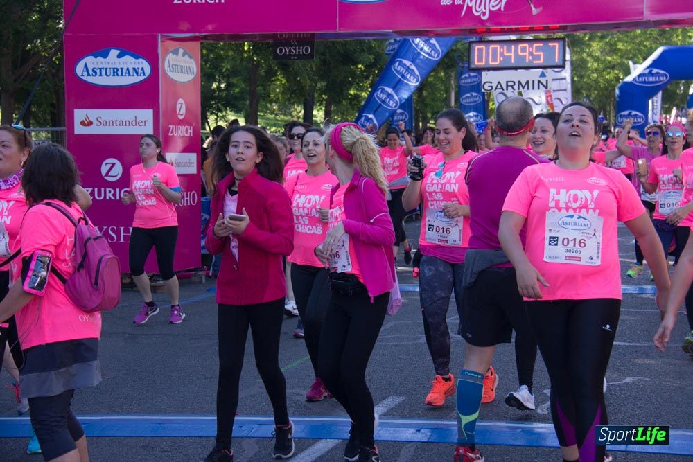 Carrera de la Mujer Madrid: arco derecho, del minuto 43 al 51