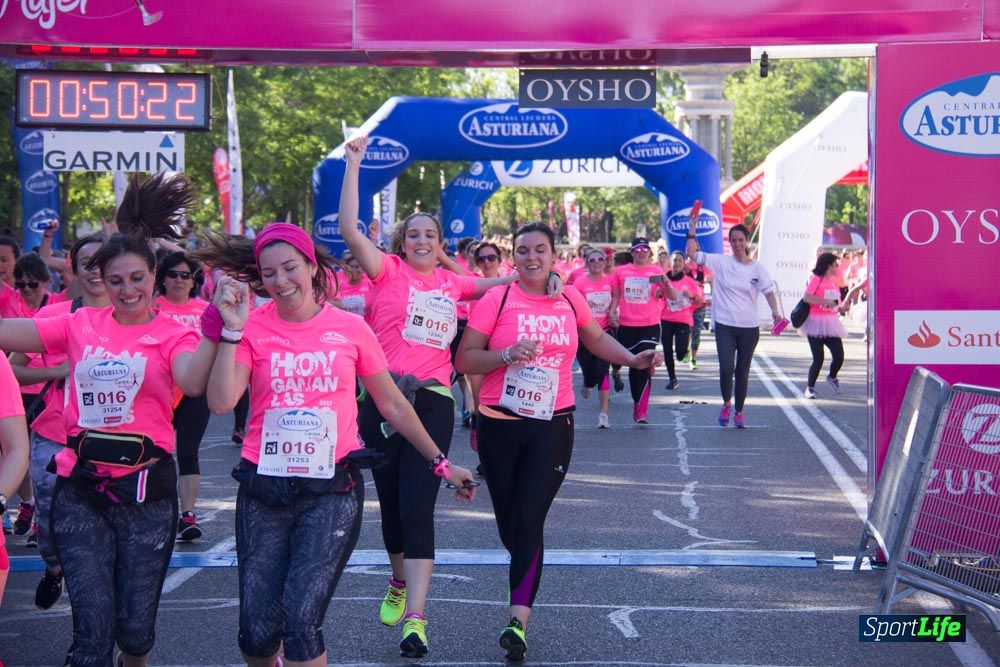 Carrera de la Mujer Madrid: arco derecho, del minuto 43 al 51