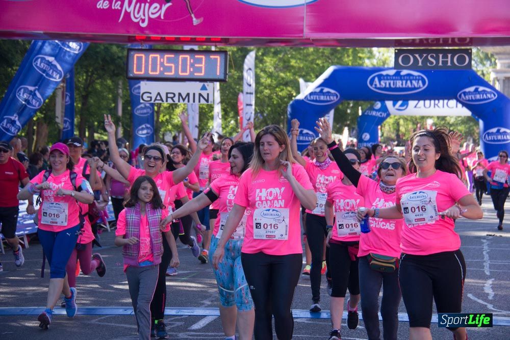 Carrera de la Mujer Madrid: arco derecho, del minuto 43 al 51