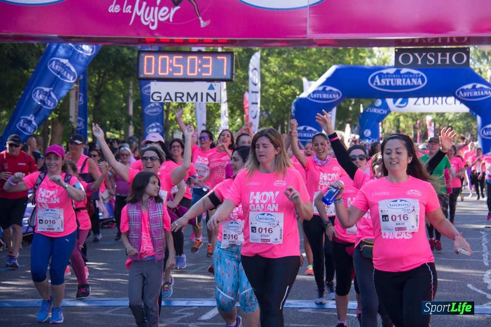 Carrera de la Mujer Madrid: arco derecho, del minuto 43 al 51
