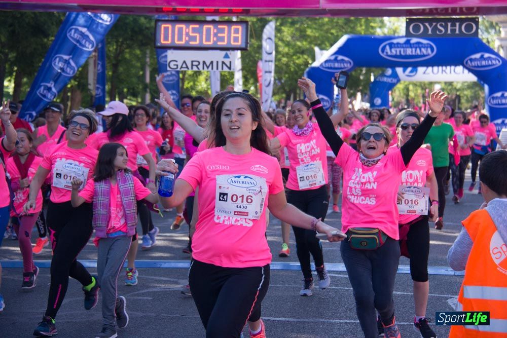 Carrera de la Mujer Madrid: arco derecho, del minuto 43 al 51