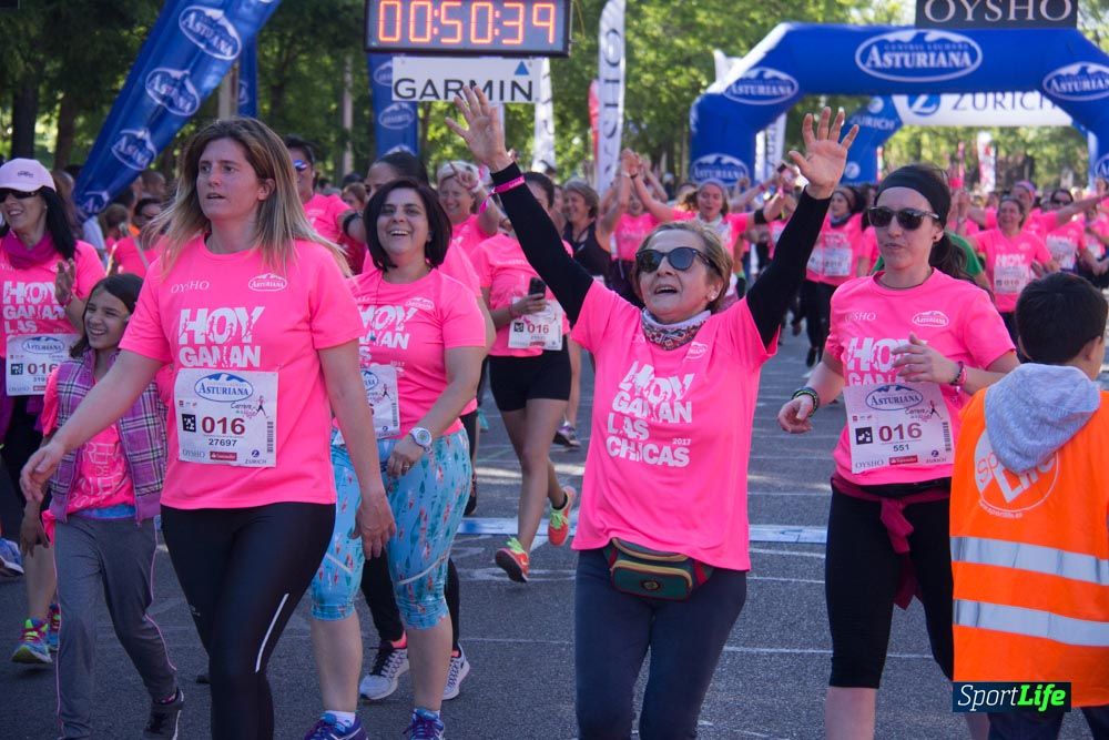 Carrera de la Mujer Madrid: arco derecho, del minuto 43 al 51