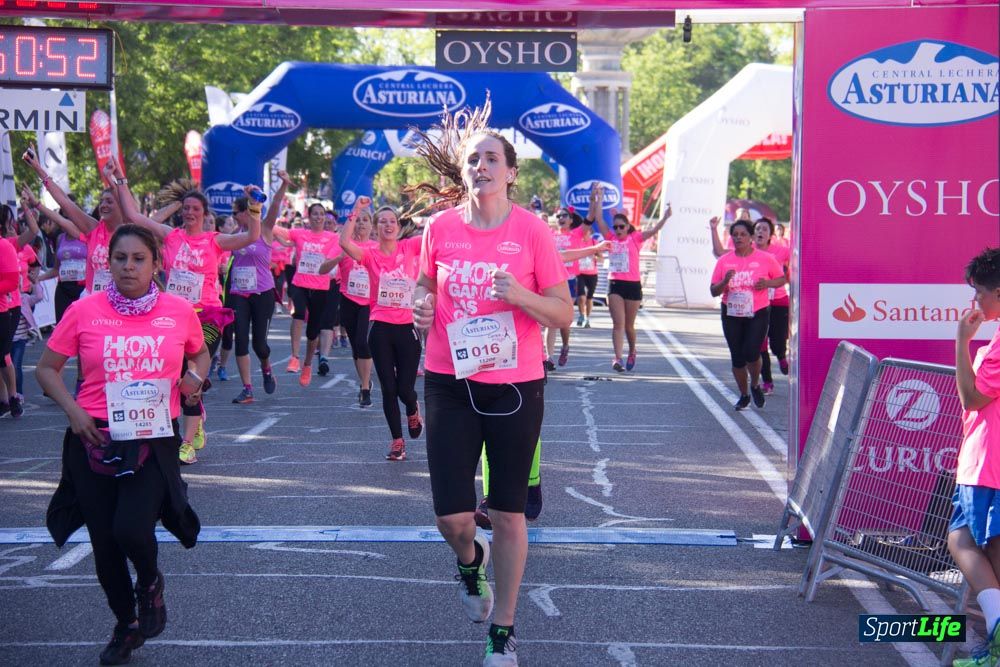Carrera de la Mujer Madrid: arco derecho, del minuto 43 al 51