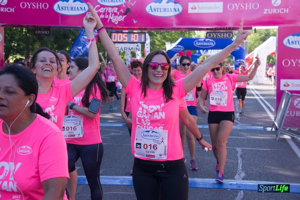 Carrera de la Mujer Madrid: arco derecho, del minuto 43 al 51