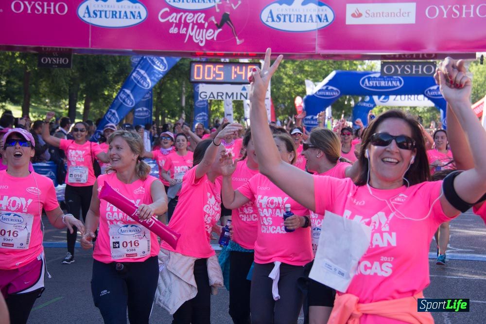 Carrera de la Mujer Madrid: arco derecho, del minuto 43 al 51