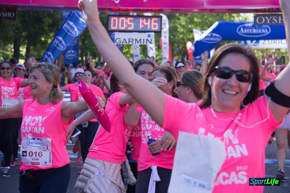 Carrera de la Mujer Madrid: arco derecho, del minuto 43 al 51