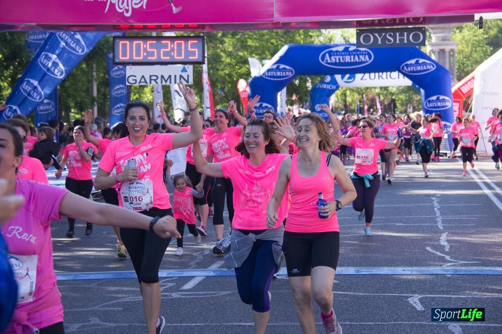 Carrera de la Mujer Madrid: arco derecho, del minuto 43 al 51
