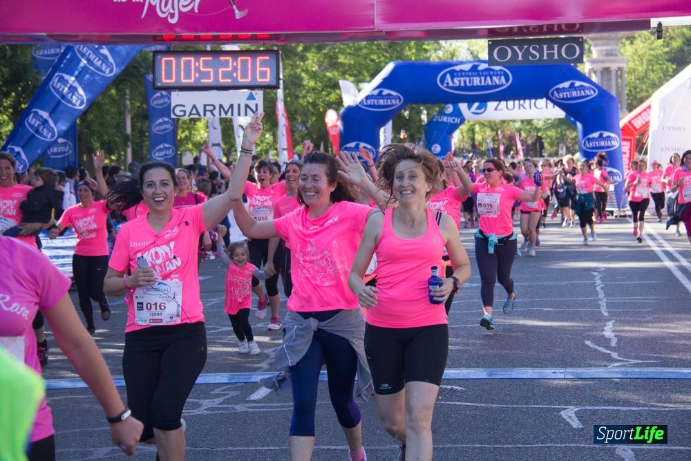 Carrera de la Mujer Madrid: arco derecho, del minuto 43 al 51