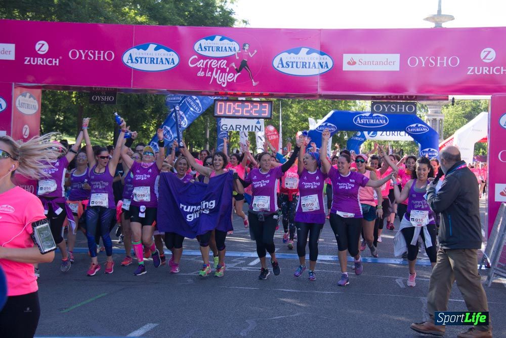 Carrera de la Mujer Madrid: arco derecho, del minuto 43 al 51