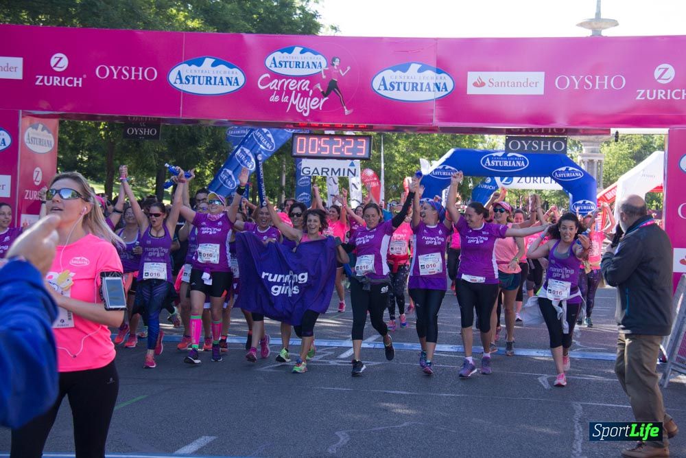 Carrera de la Mujer Madrid: arco derecho, del minuto 43 al 51