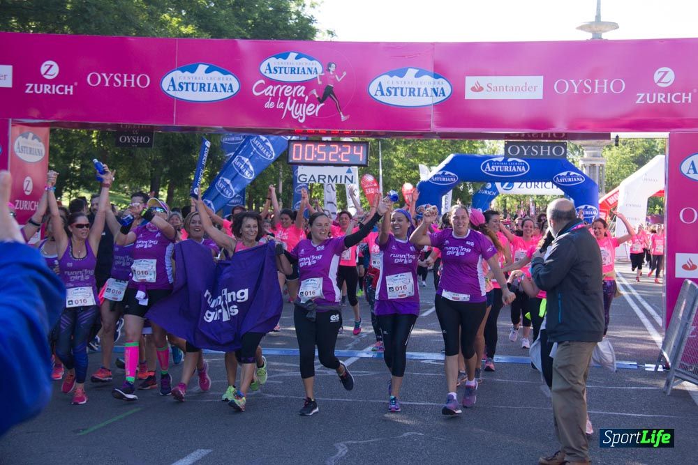 Carrera de la Mujer Madrid: arco derecho, del minuto 43 al 51