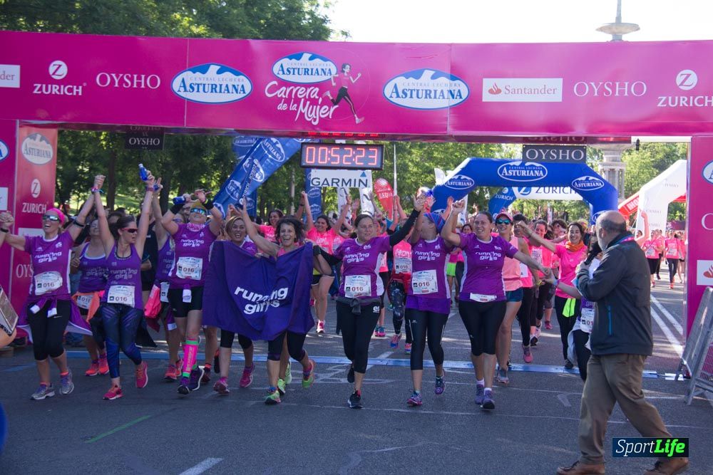 Carrera de la Mujer Madrid: arco derecho, del minuto 43 al 51