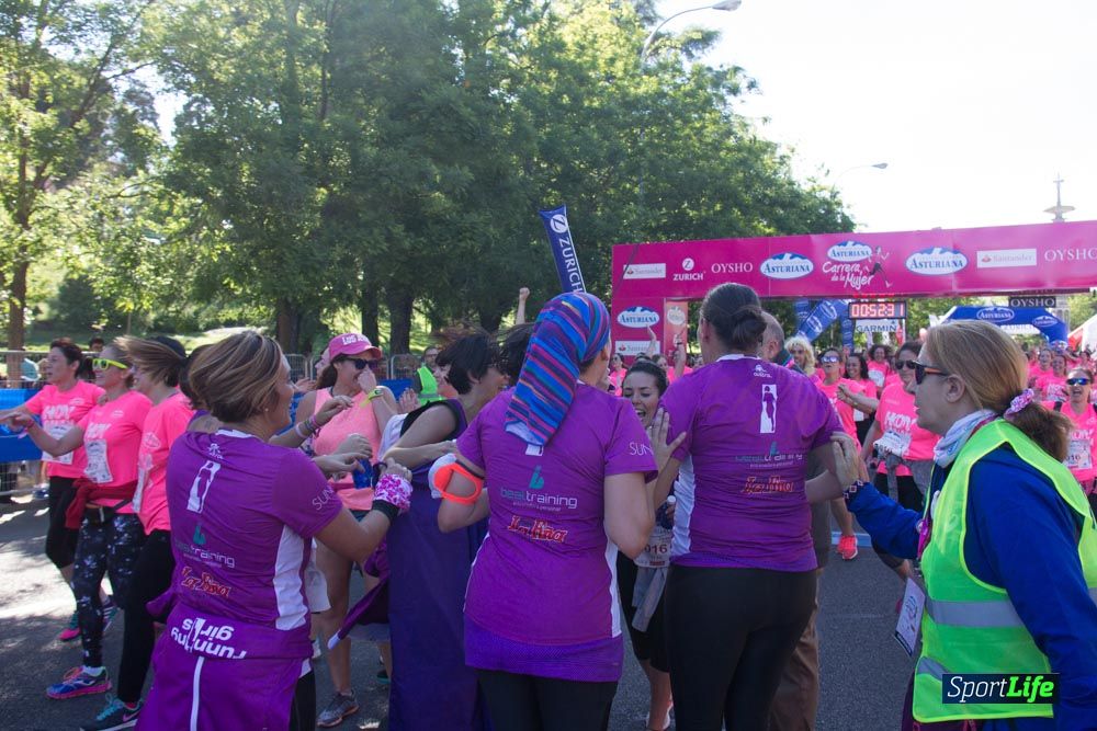 Carrera de la Mujer Madrid: arco derecho, del minuto 43 al 51