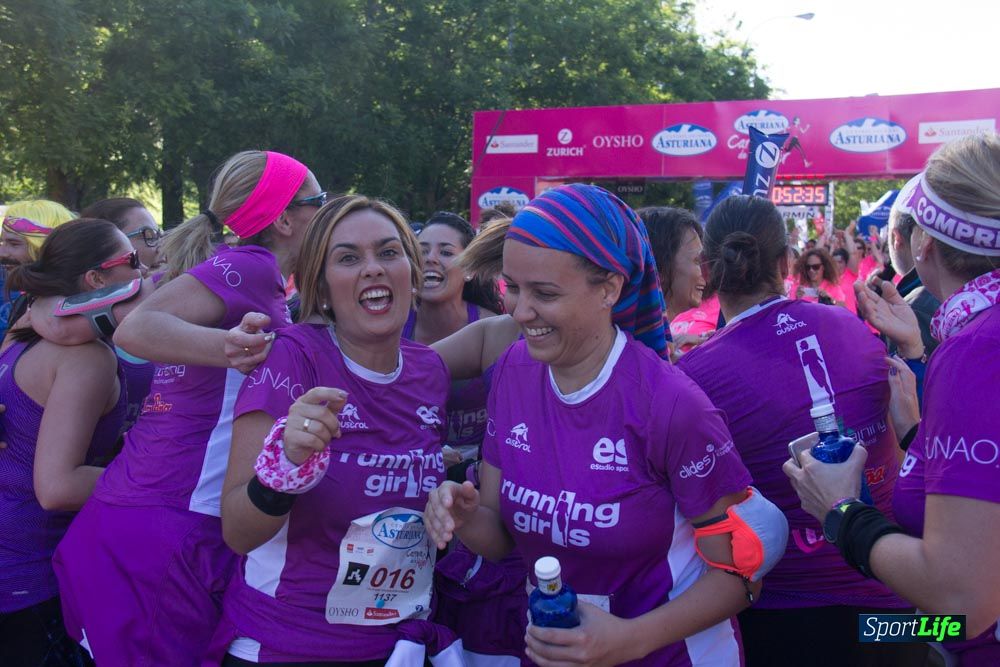Carrera de la Mujer Madrid: arco derecho, del minuto 43 al 51