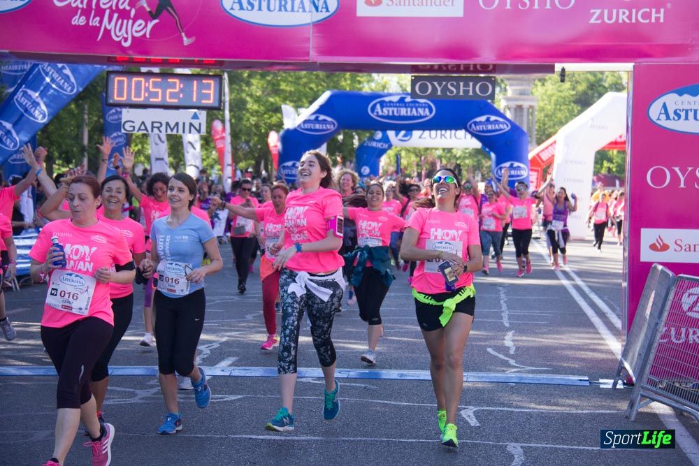 Carrera de la Mujer Madrid: arco derecho, del minuto 43 al 51