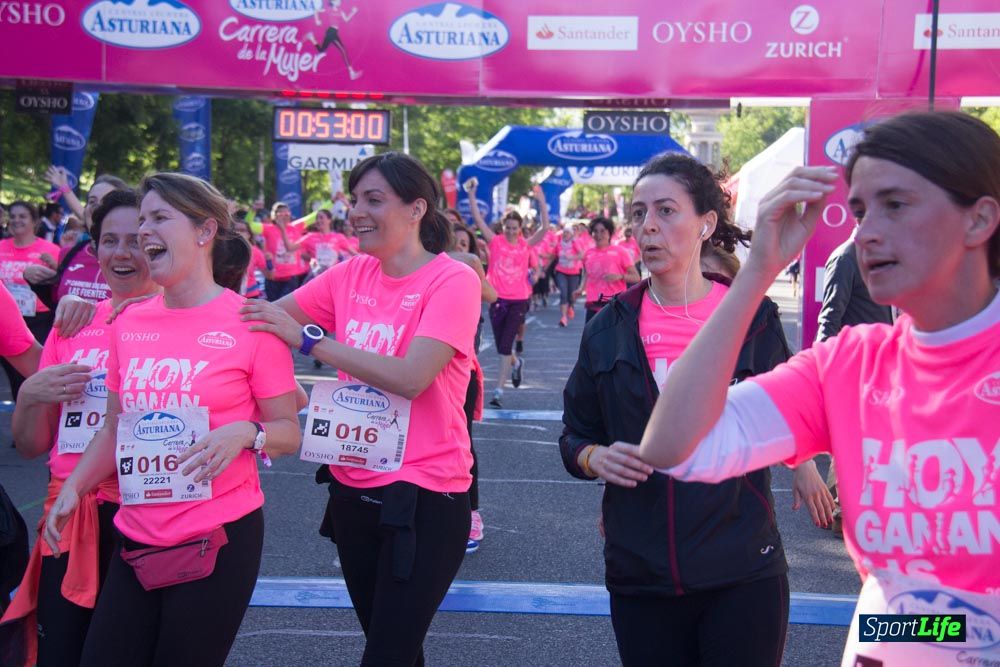 Carrera de la Mujer Madrid: arco derecho, del minuto 43 al 51