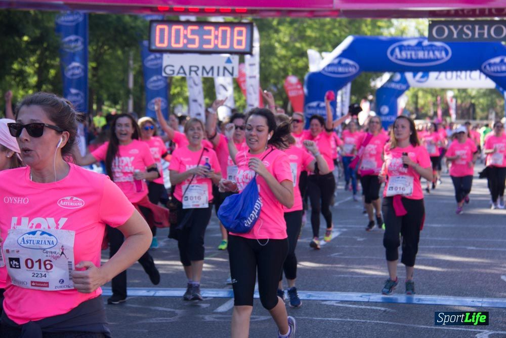 Carrera de la Mujer Madrid: arco derecho, del minuto 43 al 51
