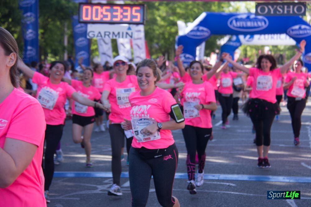 Carrera de la Mujer Madrid: arco derecho, del minuto 43 al 51